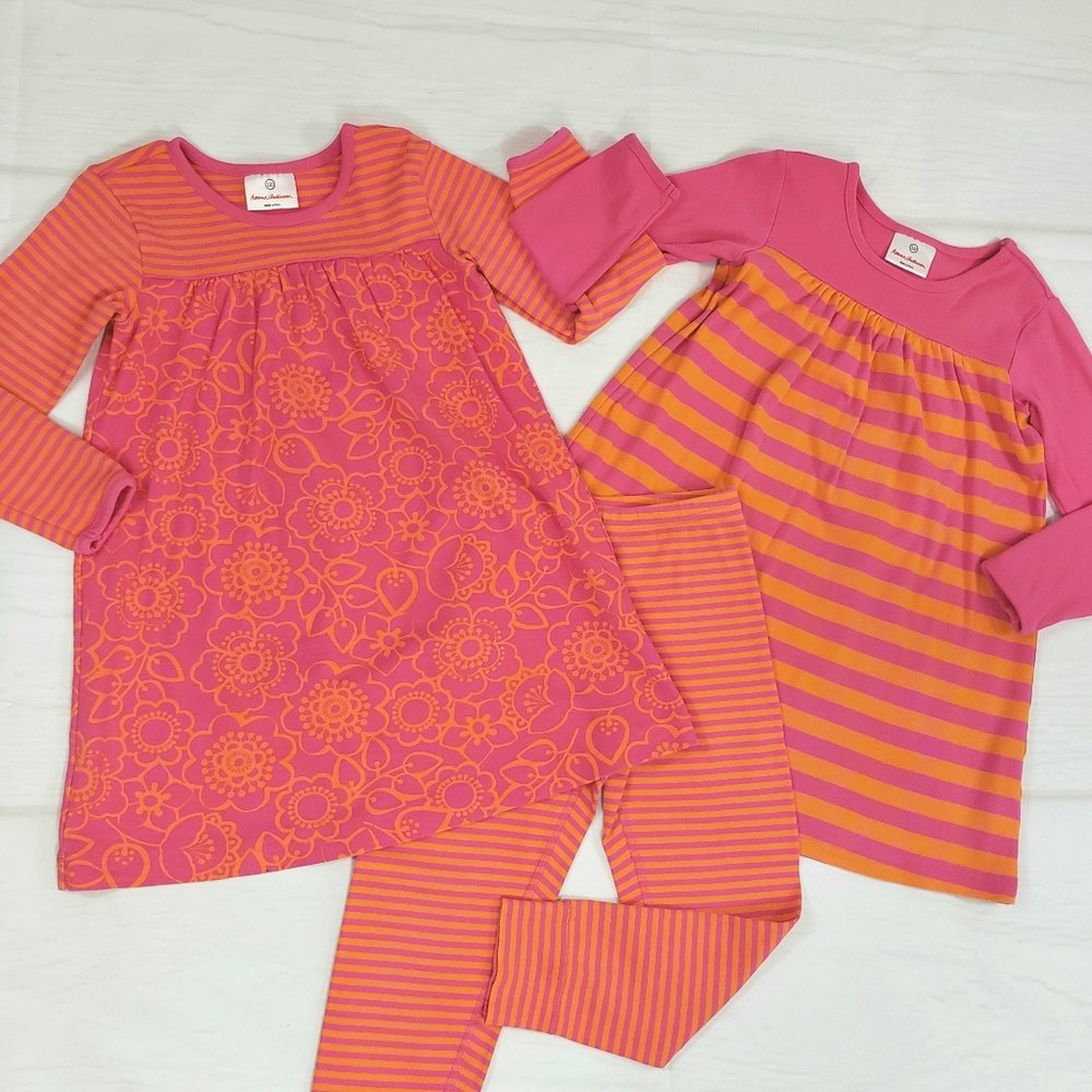 Hanna Andersson Dresses Pants Set 110 Orange Pink
